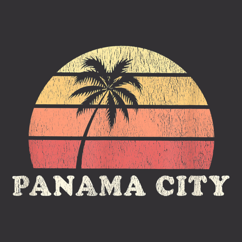 Panama City Beach Fl Vintage 70s Retro Throwback Design T Shirt Vintage Short by ebertfran1985 | Artistshot