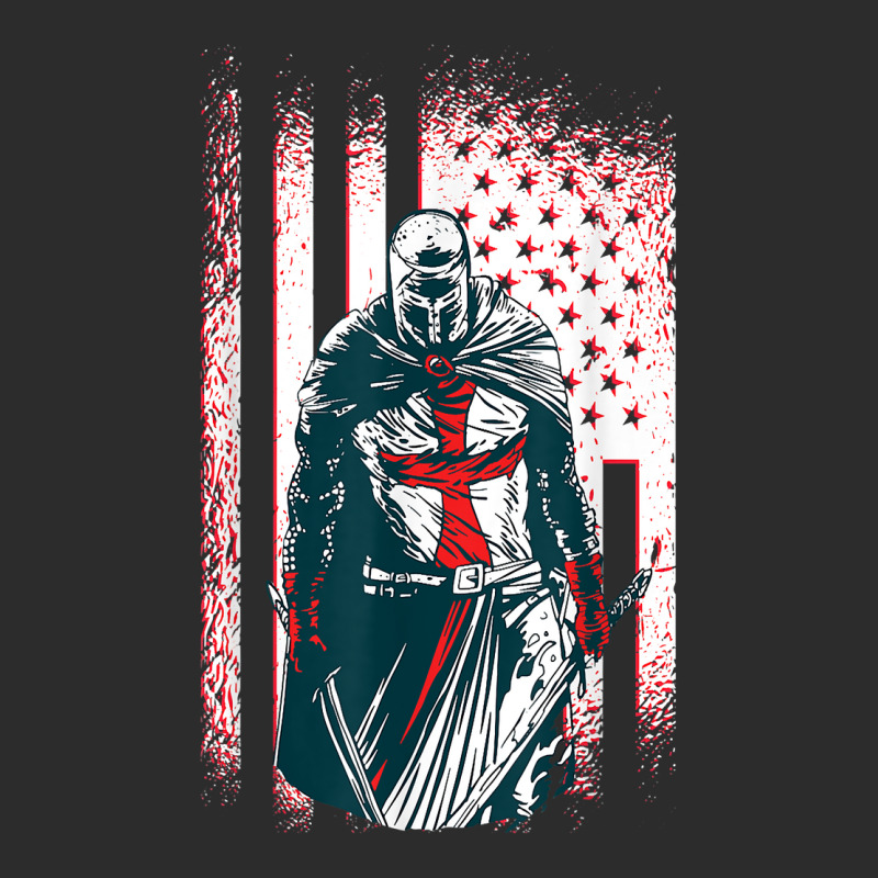 Jesus Crusader Warrior, Vintage American Flag Knight Templar T Shirt Exclusive T-shirt | Artistshot