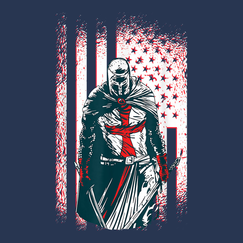 Jesus Crusader Warrior, Vintage American Flag Knight Templar T Shirt Men Denim Jacket | Artistshot