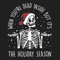 Xmas When You're Dead Inside But It's The Holiday Season Long Sleeve T Ladies Polo Shirt | Artistshot