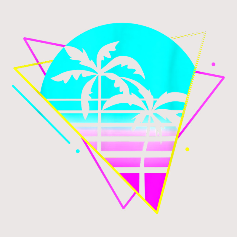 Vaporwave Aesthetic. Vintage Palm Paradise. Retro Palm Tree T Shirt Pocket T-Shirt by jermonmccline | Artistshot