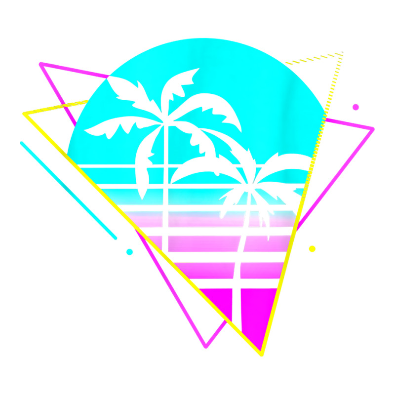 Vaporwave Aesthetic. Vintage Palm Paradise. Retro Palm Tree T Shirt V-Neck Tee by jermonmccline | Artistshot