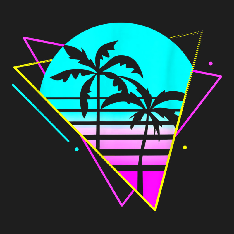 Vaporwave Aesthetic. Vintage Palm Paradise. Retro Palm Tree T Shirt Classic T-shirt by jermonmccline | Artistshot