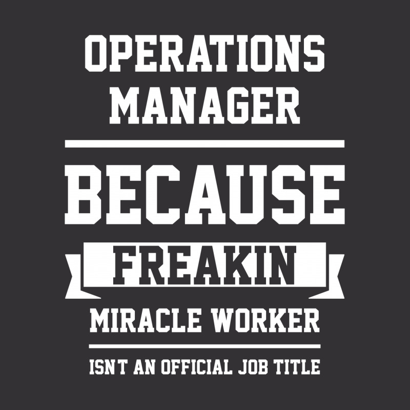 Operations Manager - Cool Gift Job Vintage Short | Artistshot