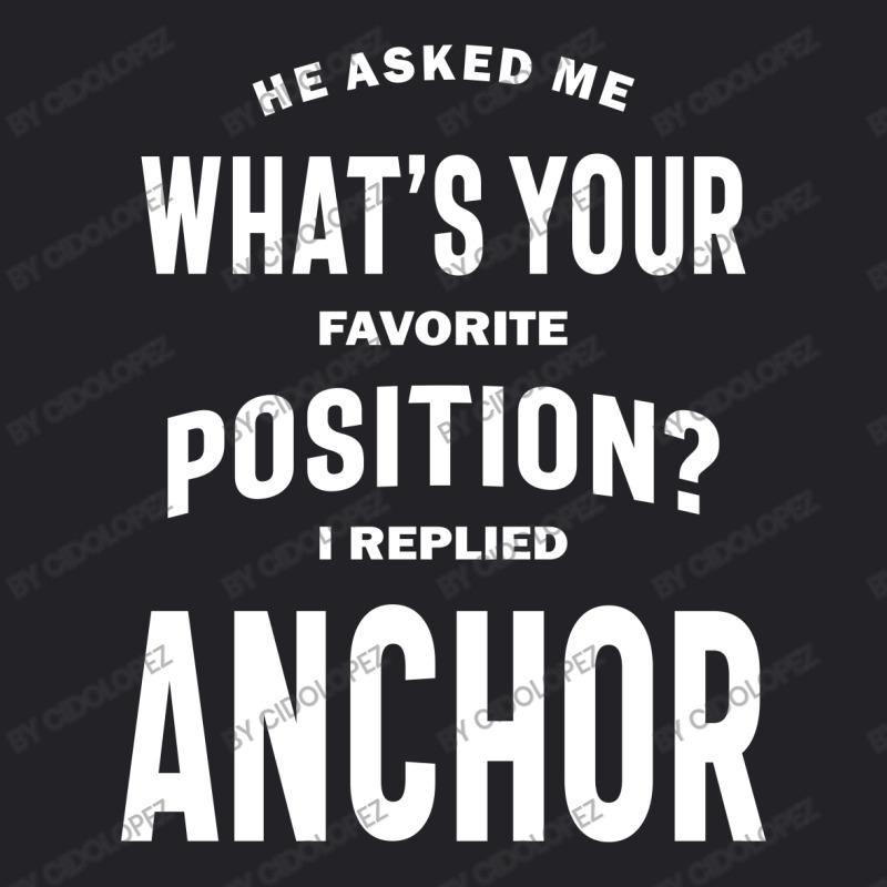 Anchor Job Title Tee Gift For Mens Womens Youth Tee by cidolopez | Artistshot