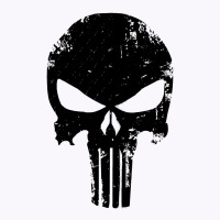 The Punisher Skull Black Tank Top | Artistshot