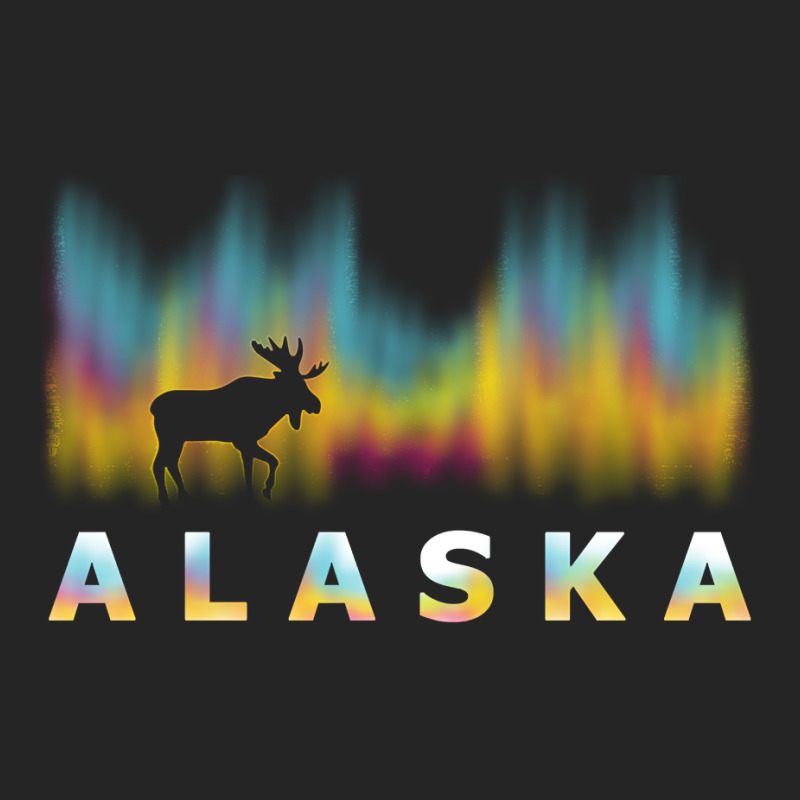 Alaska Reindeer Design With Polar Lights And Moose Pullover Hoodie Unisex Hoodie by jermonmccline | Artistshot