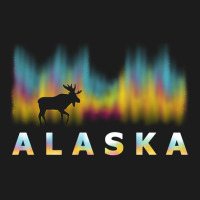 Alaska Reindeer Design With Polar Lights And Moose Pullover Hoodie Hoodie & Jogger Set | Artistshot