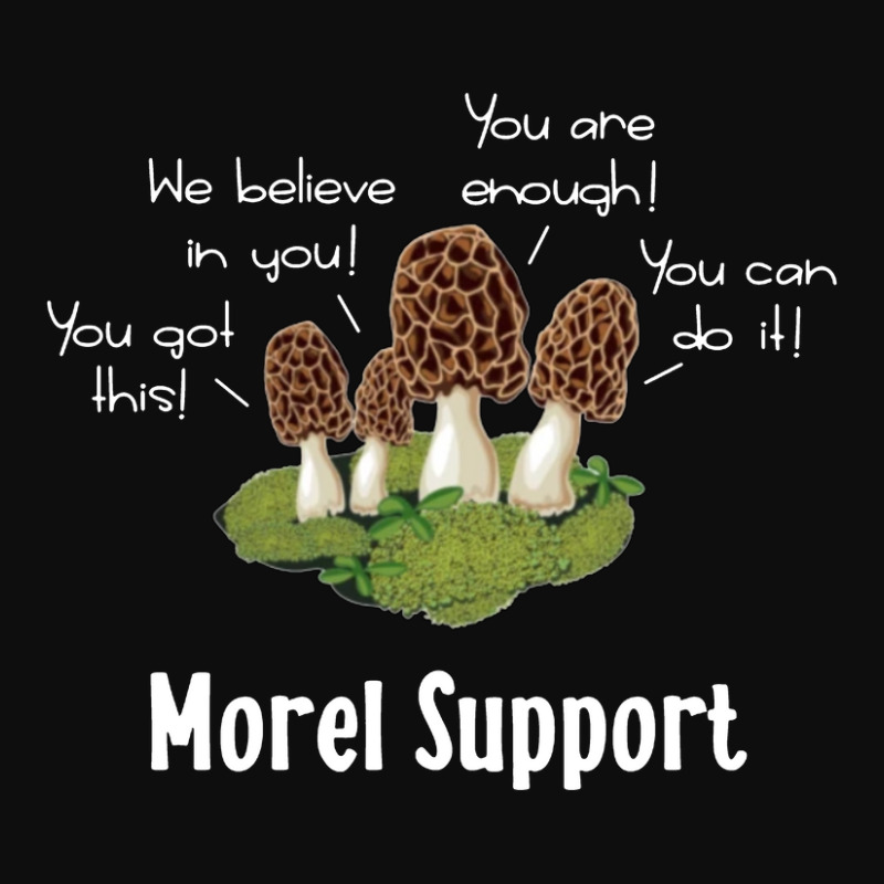 Morel Mushroom Moral Support Crop Top by hillarybernard | Artistshot