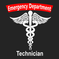 Emergency Department Technician Ed Tech Medical Caduceus Er T Shirt 3/4 Sleeve Shirt | Artistshot