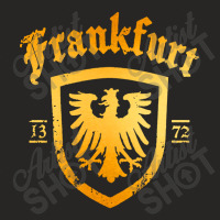 Frankfurt City In Germany Ladies Fitted T-shirt | Artistshot