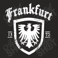 Frankfurt City In Germany Ladies Fitted T-shirt | Artistshot