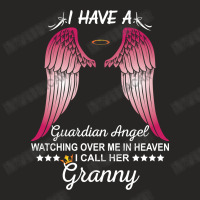 My Granny Is My Guardian Angel Ladies Fitted T-shirt | Artistshot