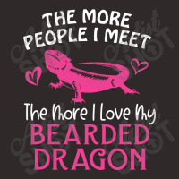 My Bearded Dragon Love People Racerback Tank | Artistshot