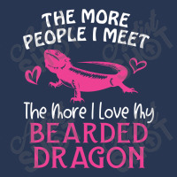 My Bearded Dragon Love People Ladies Denim Jacket | Artistshot