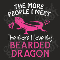 My Bearded Dragon Love People Ladies Fitted T-shirt | Artistshot