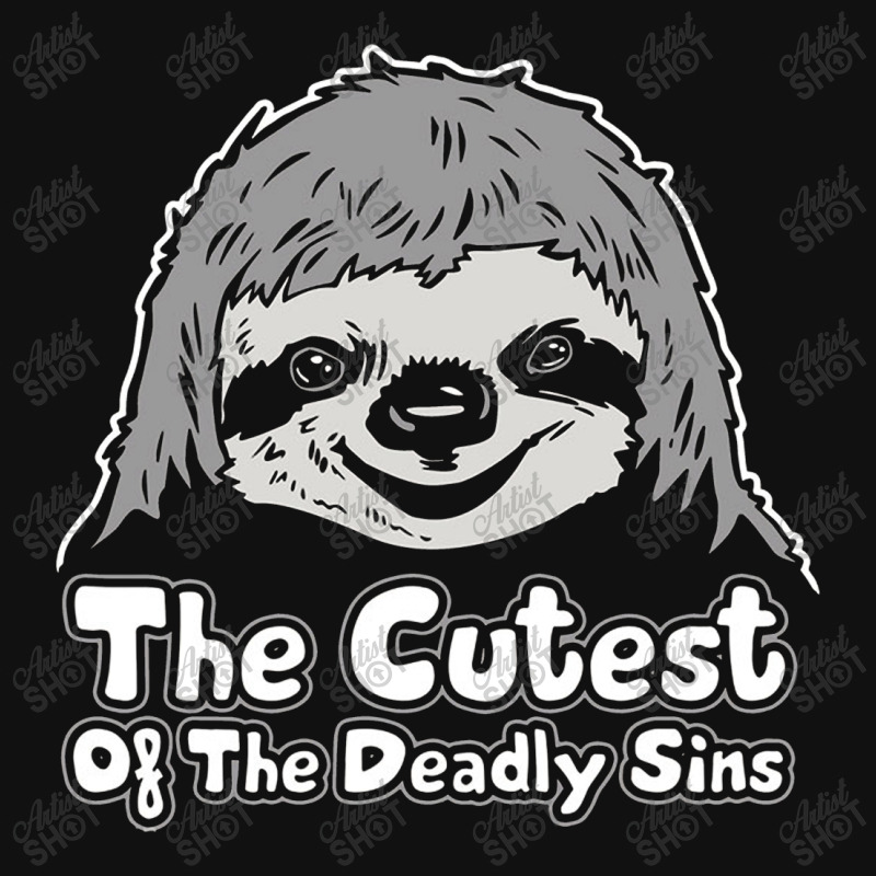 Sloth, The Cutest Of The Deadly Sins Rectangle Patch | Artistshot