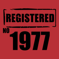 Registered No 1977 T-shirt | Artistshot