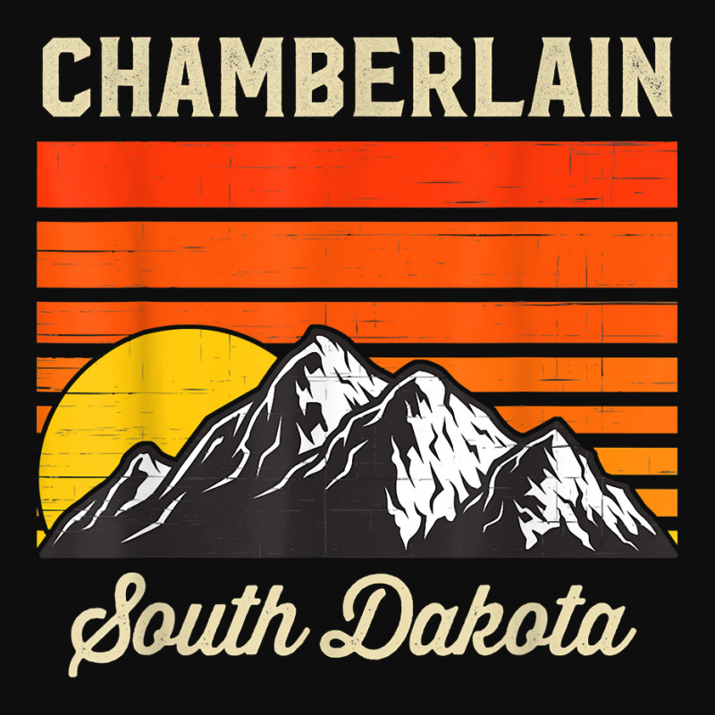 Chamberlain South Dakota Retro Vintage City State Usa T Shirt Crop Top by jermonmccline | Artistshot