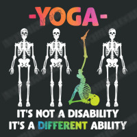 Yoga Fitness Not Disability Different Ability Skeleton 327 Bodybuildin Women's Triblend Scoop T-shirt | Artistshot