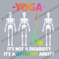 Yoga Fitness Not Disability Different Ability Skeleton 327 Bodybuildin Tank Dress | Artistshot