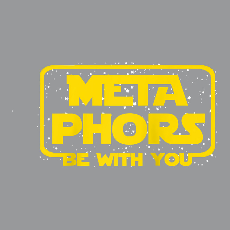 Metaphors Be With You Funny English Teacher Space Raglan Baseball Tee Crewneck Sweatshirt by naythendeters2000 | Artistshot