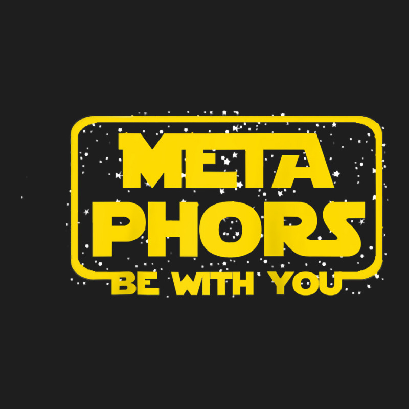 Metaphors Be With You Funny English Teacher Space Raglan Baseball Tee Classic T-shirt by naythendeters2000 | Artistshot