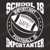 Football School Is Important Football Is Importanter 395 Football Racerback Tank | Artistshot