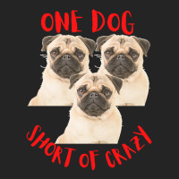 One Dog Short Of Crazy T  Shirtone Dog Short Of Crazy T  Shirt (10) 3/4 Sleeve Shirt | Artistshot