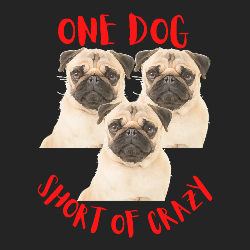 One Dog Short Of Crazy T  Shirtone Dog Short Of Crazy T  Shirt (10) 3/4 Sleeve Shirt | Artistshot