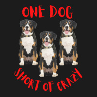 One Dog Short Of Crazy T  Shirtone Dog Short Of Crazy T  Shirt (16) Hoodie & Jogger Set | Artistshot