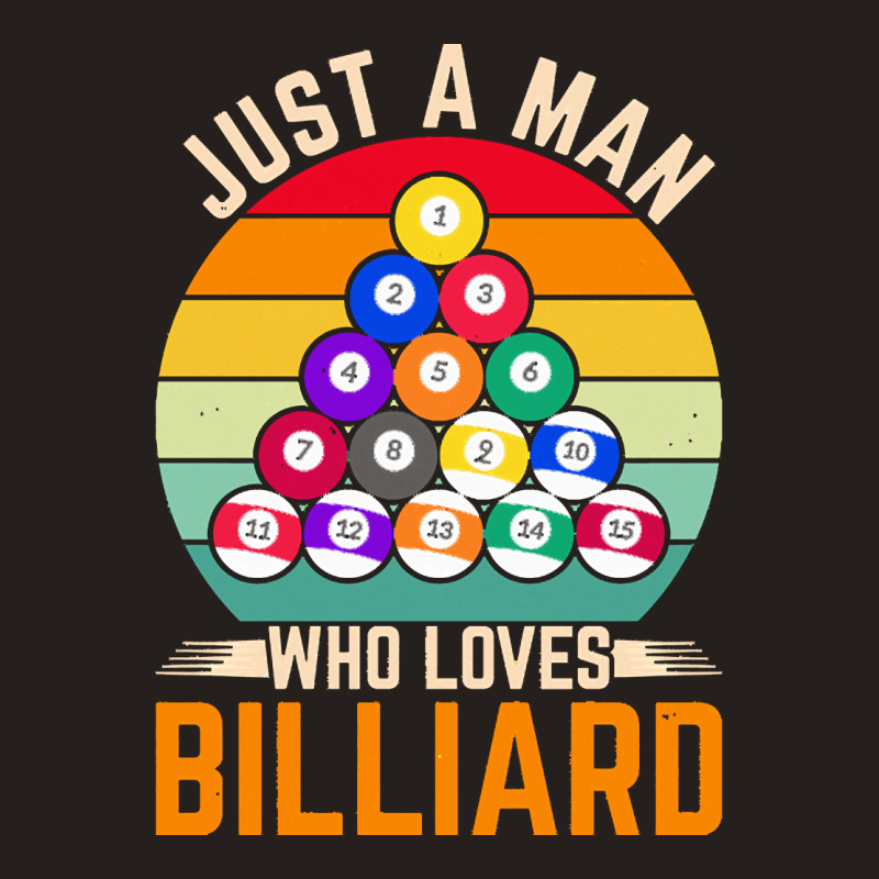 Billiard T  Shirt Man Snooker Player Hobby Pool Billiard T  Shirt Tank Top | Artistshot