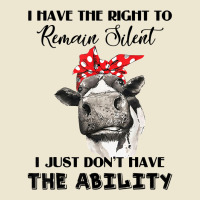 I Have The Right To Remain Silent I Don't Have Ability Funny T Shirt Cropped Hoodie | Artistshot