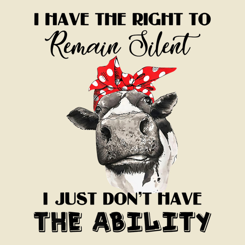 I Have The Right To Remain Silent I Don't Have Ability Funny T Shirt Cropped Hoodie by Smykowskicalob1991 | Artistshot