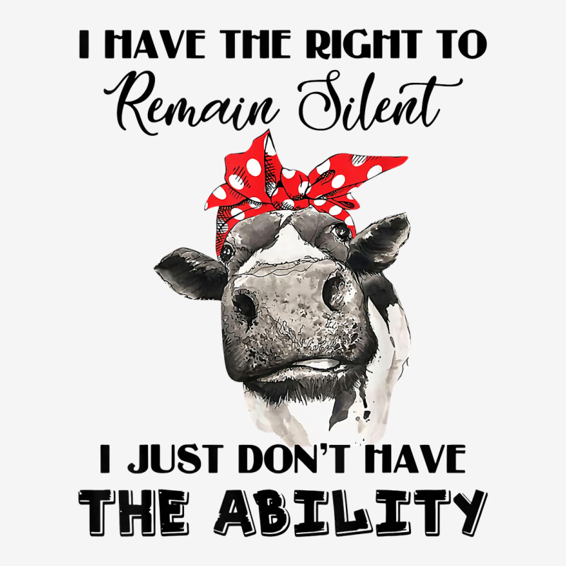 I Have The Right To Remain Silent I Don't Have Ability Funny T Shirt Scorecard Crop Tee by Smykowskicalob1991 | Artistshot