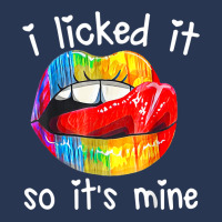 Lgbt Pride I Licked It So It's Mine Sexy Rainbow Lips T Shirt Ladies Denim Jacket | Artistshot