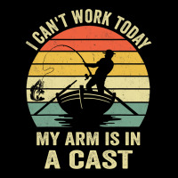 Fisherman, I Can't Work Today My Arm Is In A Cast, Funny Men T Shirt Youth Jogger | Artistshot