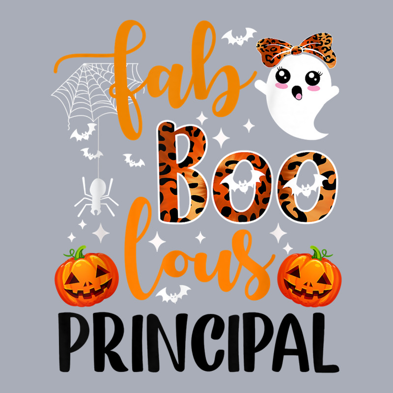 Leopard Faboolous Principal Spooky Principal Halloween Vibes T Shirt Tank Dress by JahmayaWhittle | Artistshot