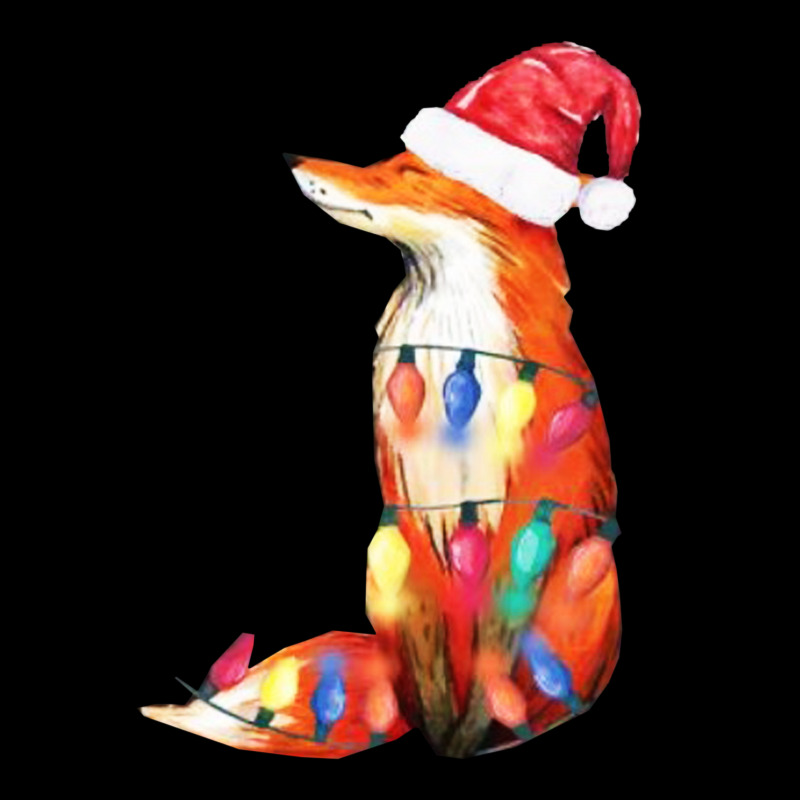 Fox Santa Hat Christmas Cropped Sweater by rastyrocl | Artistshot