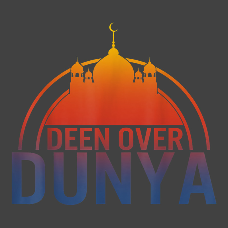 Deen Over Dunya Muslim Mosque Praying Arabic Islam Prayer T Shirt Vintage T-Shirt by darelychilcoat1989 | Artistshot