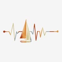 Sea Captain Gift Sail Boat Heartbeat Boat Sailing T Shirt Iphone 13 Case | Artistshot