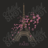 Paris Eiffel Tower The Sign Of Love France Parisian Home Ladies Fitted T-shirt | Artistshot