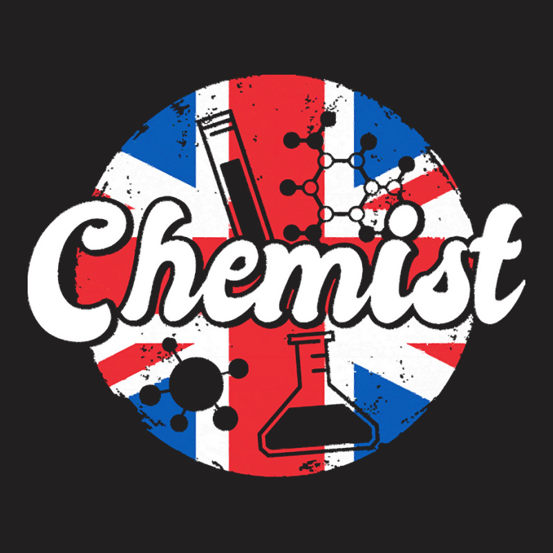 Chemistry T  Shirt Chemist U K Great Britain Flag Laboratory Chemistry T-shirt | Artistshot