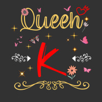 Queen Letter K Initial Name Cute Letter K Flowers Alphapet T Shirt Baby Bodysuit | Artistshot