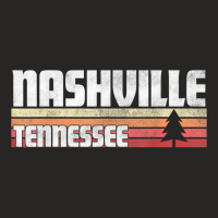 Nashville Tennessee Tn Gift Retro Style Vintage 70s 80s 90s T Shirt Ladies Fitted T-shirt | Artistshot