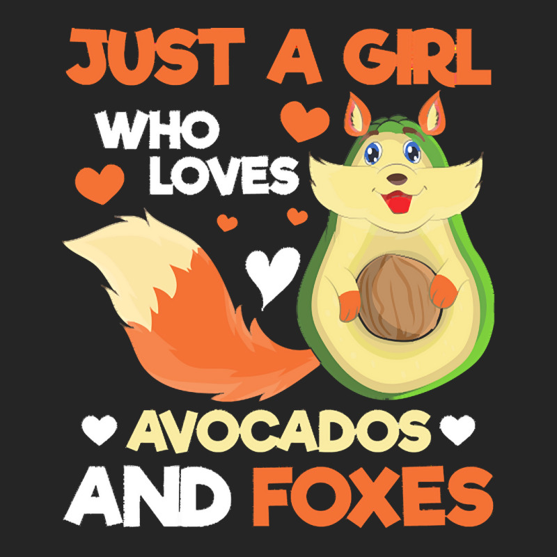 Fox T  Shirt Cute Forest Animal Just A Girl Who Loves Avocados And Fox Unisex Hoodie by darrengorczany780 | Artistshot