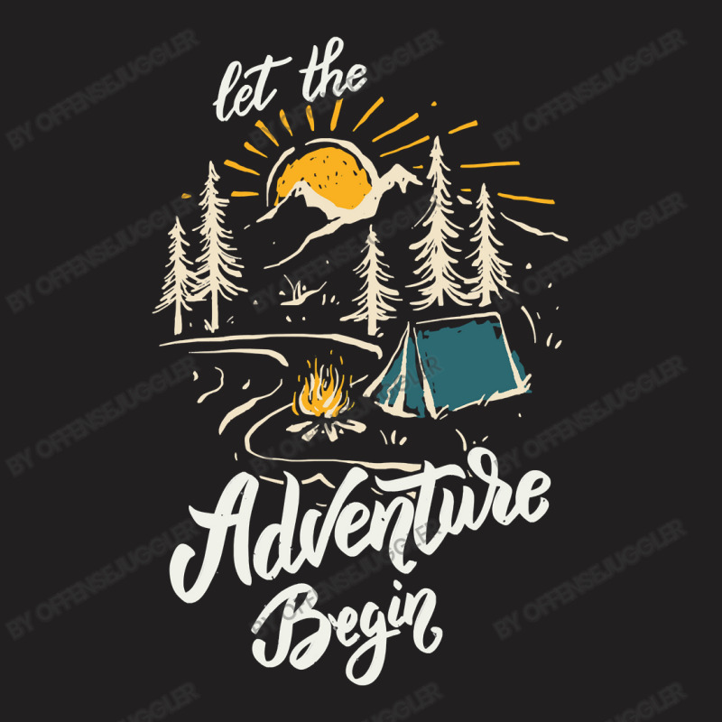 Camp Camping Let The Adventure Begin 1 Camp 6 Camp Camper T-shirt | Artistshot