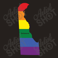 Delaware Rainbow Flag Tank Top | Artistshot