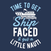 Time To Get Ship Faced And Get A Little Nauti Funny Cruise Tank Top Ladies Denim Jacket | Artistshot