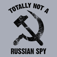 Funny Totally Not A Russian Spy Gift Cool Hammer And Sickle T Shirt Tank Dress | Artistshot